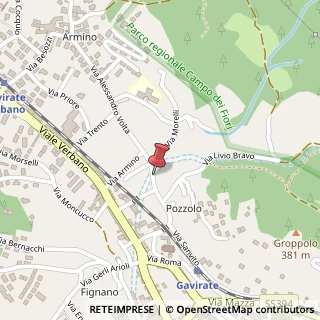Mappa Via Alessandro Manzoni, 6, 21026 Gavirate, Varese (Lombardia)