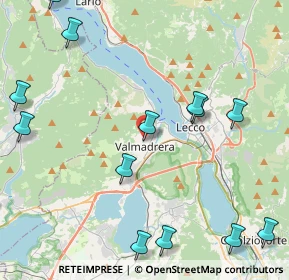 Mappa Vicolo Giuseppe Giusti, 23868 Valmadrera LC, Italia (5.876)