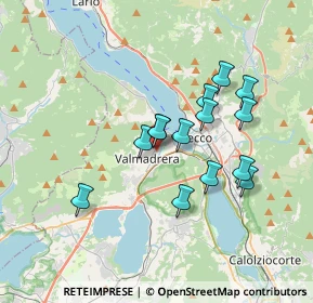 Mappa Via Sabatelli, 23868 Valmadrera LC, Italia (2.94857)