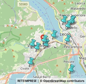 Mappa Via Sabatelli, 23868 Valmadrera LC, Italia (1.90083)