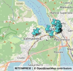 Mappa Via Sabatelli, 23868 Valmadrera LC, Italia (1.8925)