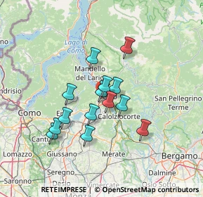 Mappa Via Sabatelli, 23868 Valmadrera LC, Italia (10.75286)