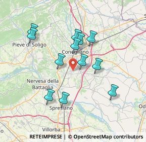 Mappa 31025 Santa Lucia di Piave TV, Italia (6.51167)