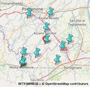 Mappa P.za Concordato, 33083 Chions PN, Italia (7.92333)