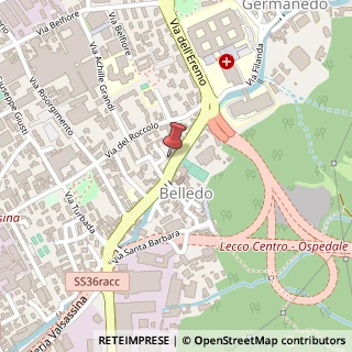 Mappa Via Giulio Fiocchi, 8, 23900 Lecco, Lecco (Lombardia)