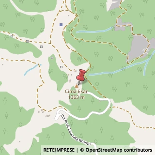 Mappa Località Cima Ekar via Leonida Rosino, 36012 Asiago VI, Italia, 36012 Asiago, Vicenza (Veneto)