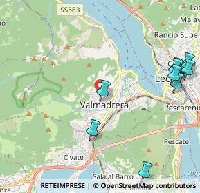 Mappa Via F. Rocca, 23868 Valmadrera LC, Italia (3.01615)