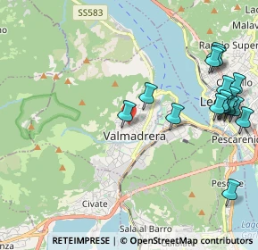 Mappa Via F. Rocca, 23868 Valmadrera LC, Italia (2.53647)