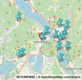 Mappa Via F. Rocca, 23868 Valmadrera LC, Italia (3.91143)