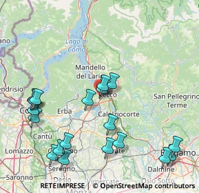 Mappa Vicolo Stretto, 23821 Abbadia Lariana LC, Italia (18.84737)
