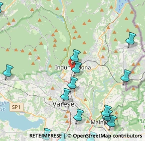 Mappa Via Giampiero Porro, 21056 Induno Olona VA, Italia (5.84667)