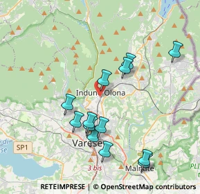 Mappa Via Giampiero Porro, 21056 Induno Olona VA, Italia (3.81231)