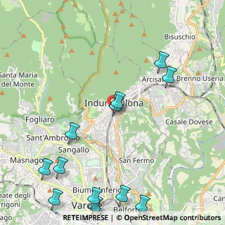 Mappa Via Giampiero Porro, 21056 Induno Olona VA, Italia (2.81333)