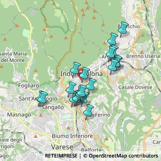 Mappa Via Giampiero Porro, 21056 Induno Olona VA, Italia (1.606)