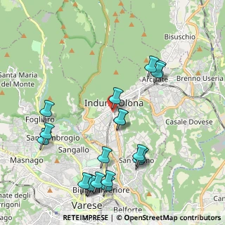 Mappa Via Giampiero Porro, 21056 Induno Olona VA, Italia (2.391)