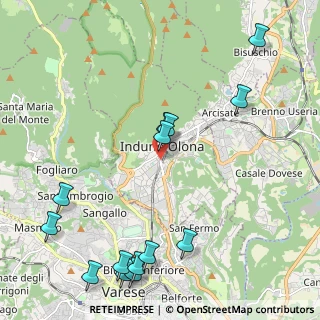 Mappa Via Giampiero Porro, 21056 Induno Olona VA, Italia (2.69143)