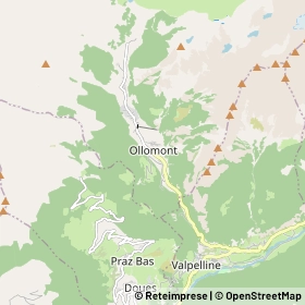 Mappa Ollomont