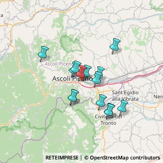 Mappa Strada di Castagneti, 63100 Ascoli Piceno AP, Italia (5.82286)