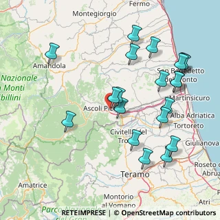 Mappa Strada di Castagneti, 63100 Ascoli Piceno AP, Italia (18.164)