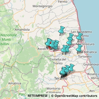 Mappa Strada di Castagneti, 63100 Ascoli Piceno AP, Italia (14.701)