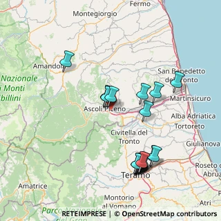 Mappa Strada di Castagneti, 63100 Ascoli Piceno AP, Italia (16.5405)