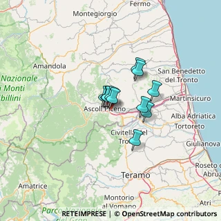 Mappa Strada di Castagneti, 63100 Ascoli Piceno AP, Italia (7.57727)