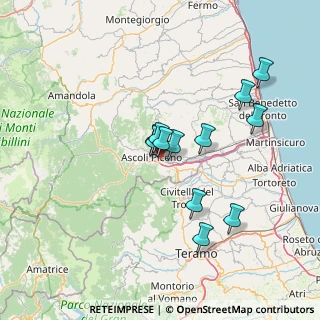 Mappa Strada di Castagneti, 63100 Ascoli Piceno AP, Italia (12.3025)