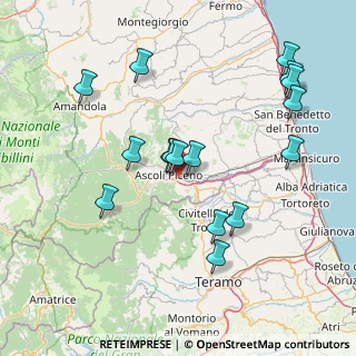 Mappa Strada di Castagneti, 63100 Ascoli Piceno AP, Italia (16.5)