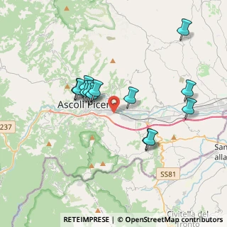 Mappa Strada di Castagneti, 63100 Ascoli Piceno AP, Italia (3.54308)