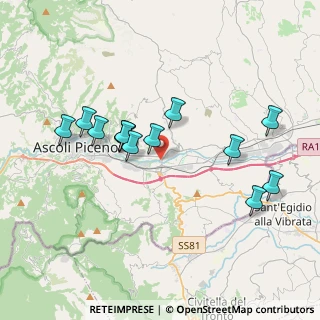 Mappa Via Brecciarolo, 63100 Ascoli Piceno AP, Italia (3.67923)