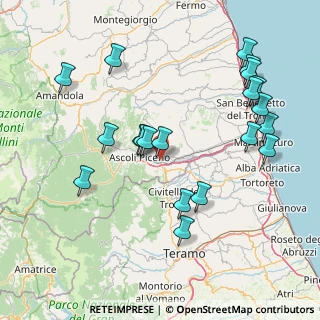 Mappa Via Brecciarolo, 63100 Ascoli Piceno AP, Italia (17.878)