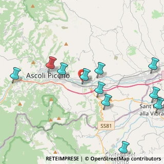 Mappa Via dei Frassini, 63100 Ascoli Piceno AP, Italia (5.08545)