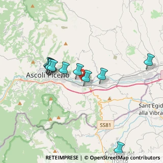 Mappa Via dei Frassini, 63100 Ascoli Piceno AP, Italia (3.73364)