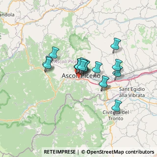 Mappa Via Mediterraneo, 63100 Ascoli Piceno AP, Italia (4.91471)