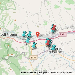 Mappa Viale Commercio, 63100 Ascoli Piceno AP, Italia (3.44188)