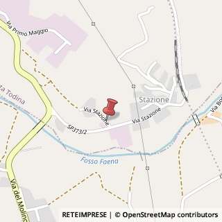 Mappa Via della Stazione, 16, 06054 Stazione PG, Italia, 06054 Fratta Todina, Perugia (Umbria)