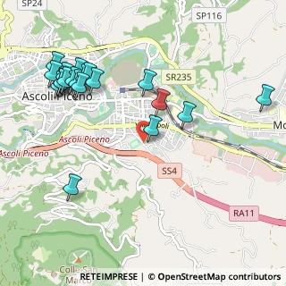 Mappa Via Gaetano Spalvieri, 63100 Ascoli Piceno AP, Italia (1.2645)
