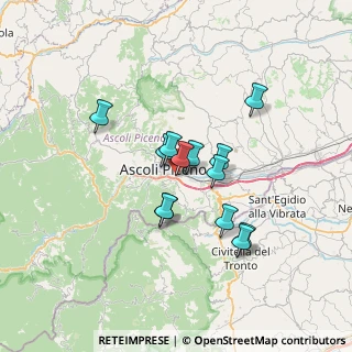 Mappa Via Gaetano Spalvieri, 63100 Ascoli Piceno AP, Italia (5.46154)