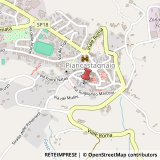 Mappa Via Asilo Infantile Barzellotti, 19, 53025 Piancastagnaio, Siena (Toscana)