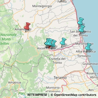Mappa Via Urbisaglia, 63100 Ascoli Piceno AP, Italia (17.24909)