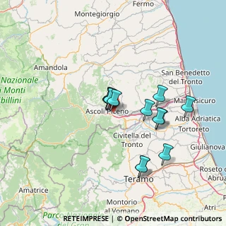 Mappa Via Urbisaglia, 63100 Ascoli Piceno AP, Italia (11.81231)