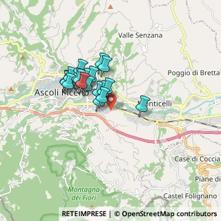Mappa Via Urbisaglia, 63100 Ascoli Piceno AP, Italia (1.3335)