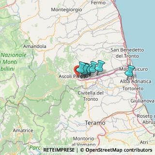 Mappa Via Sassari, 63100 Ascoli Piceno AP, Italia (32.22083)