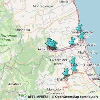 Mappa Via Sassari, 63100 Ascoli Piceno AP, Italia (13.0225)