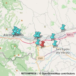 Mappa SP Bonifica, 63100 Ascoli Piceno AP, Italia (3.76545)