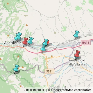 Mappa SP Bonifica, 63100 Ascoli Piceno AP, Italia (5.08909)
