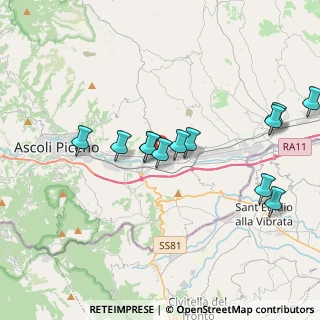 Mappa SP Bonifica, 63100 Ascoli Piceno AP, Italia (3.82417)