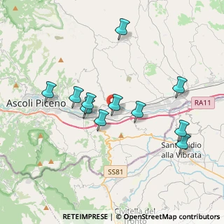 Mappa Str. della Bonifica, 63085 Ascoli Piceno AP, Italia (3.69636)
