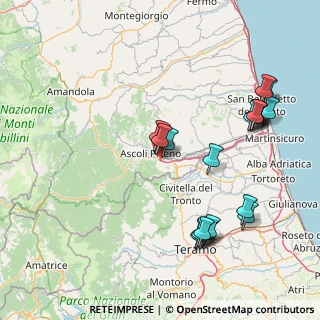 Mappa Via Loreto, 63100 Ascoli Piceno AP, Italia (17.7555)