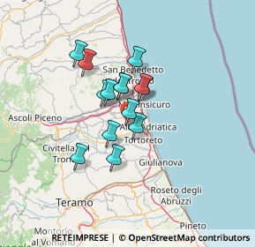 Mappa Via Luigi Pirandello, 64013 Corropoli TE, Italia (9.49)